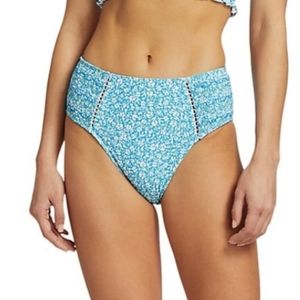 Jonathan Simkhai Clara Smocked Bikini Bottom